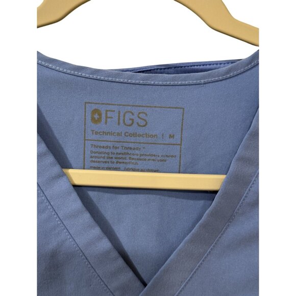 Figs scrub set Catarina top Women’s Cade Cargo Drawstring Pants medium blue - Picture 4 of 8